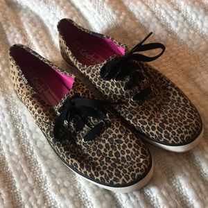Leopard print keds